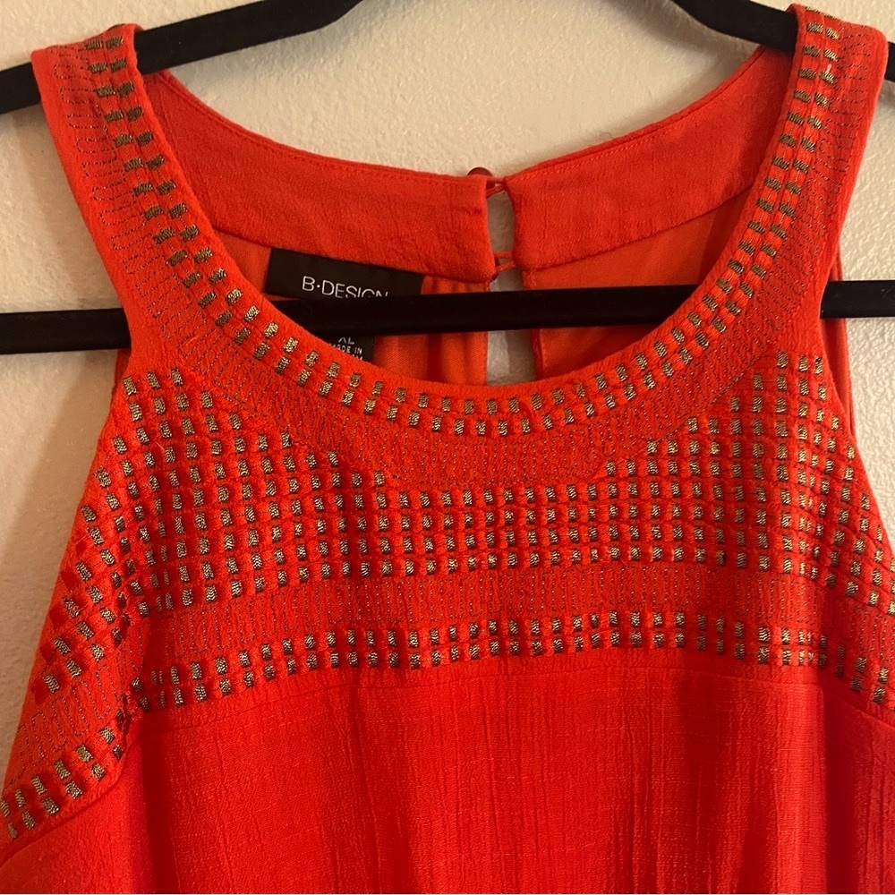 B-Design Maxi Dress Orange XL - Picture 4 of 6